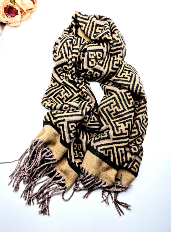 Maze Pattern Scarf