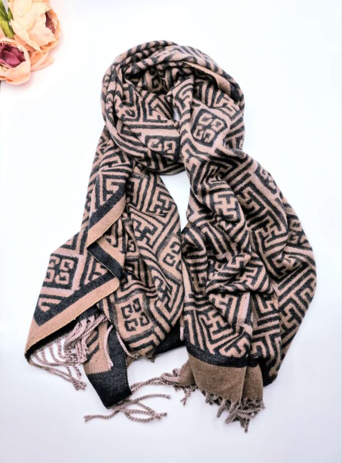 Maze Pattern Scarf