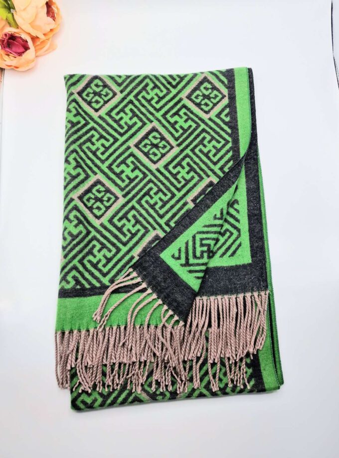 Maze Pattern Scarf