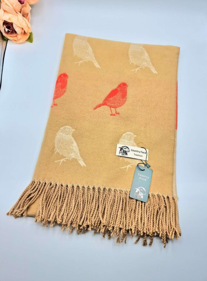 Robin Bird Scarf