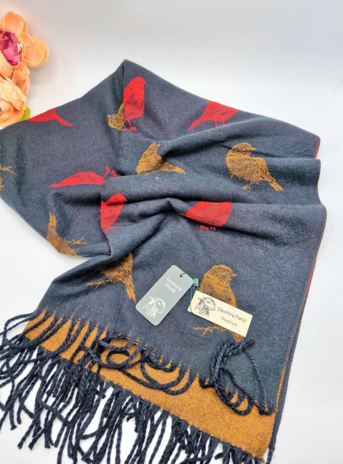 Robin Bird Scarf