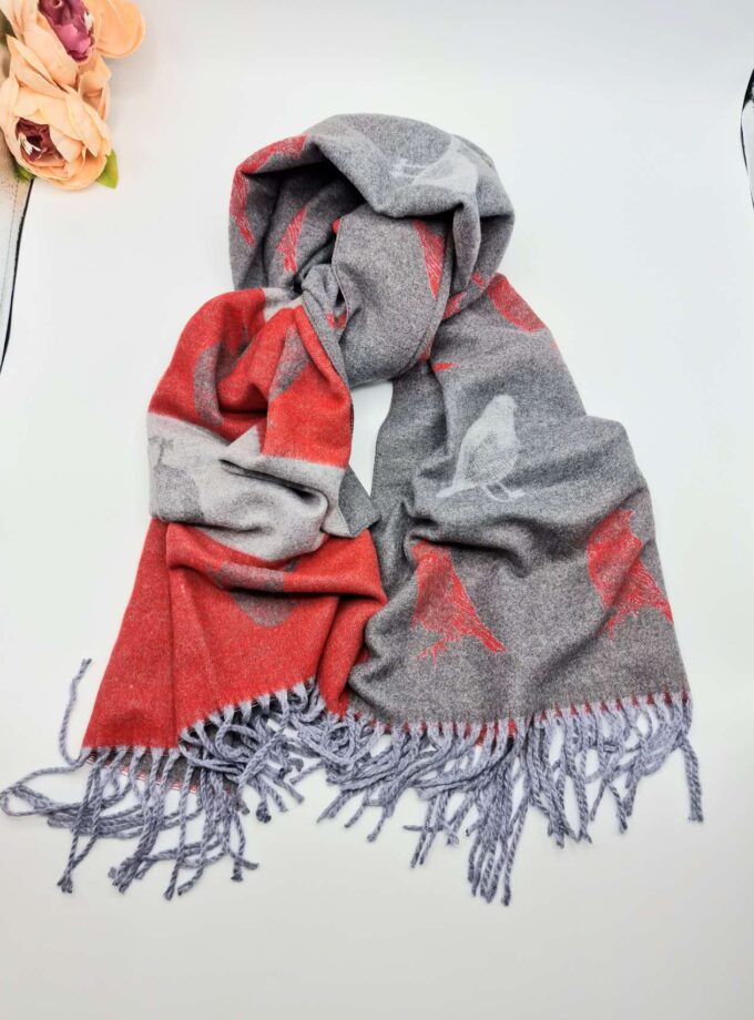 Robin Bird Scarf