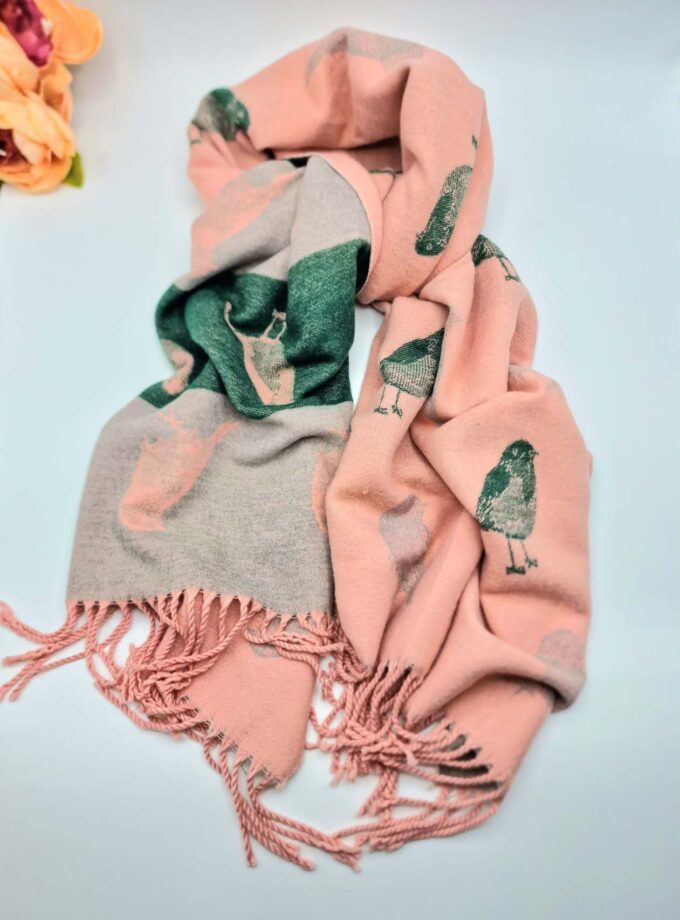 Robin Bird Scarf