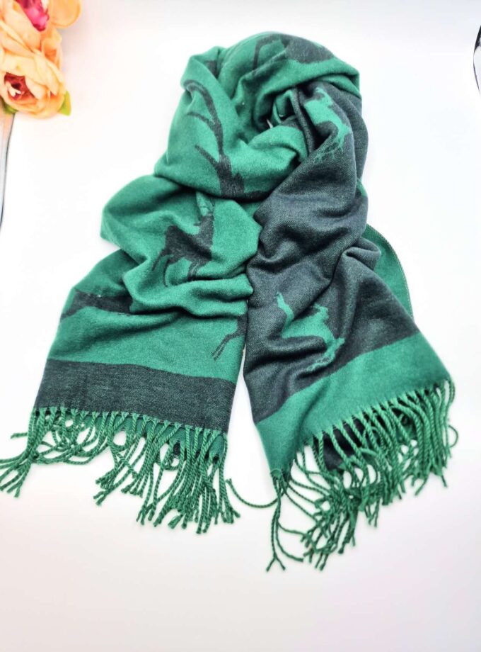 Reindeer Pattern Scarf