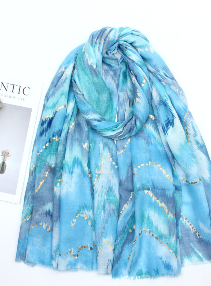 Golden Abstract Drawing