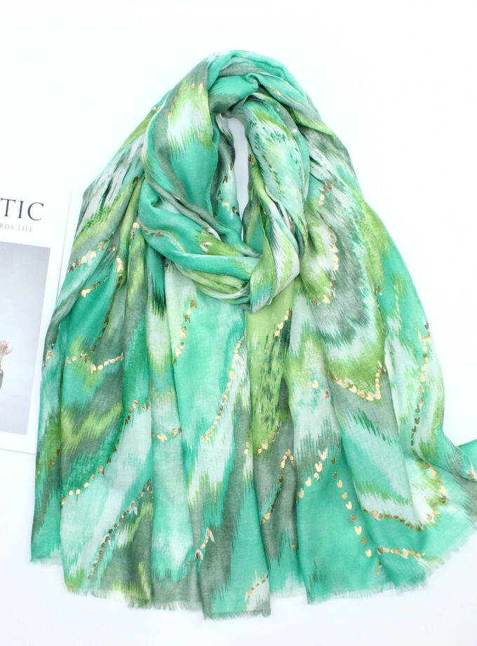 Golden Abstract Drawing