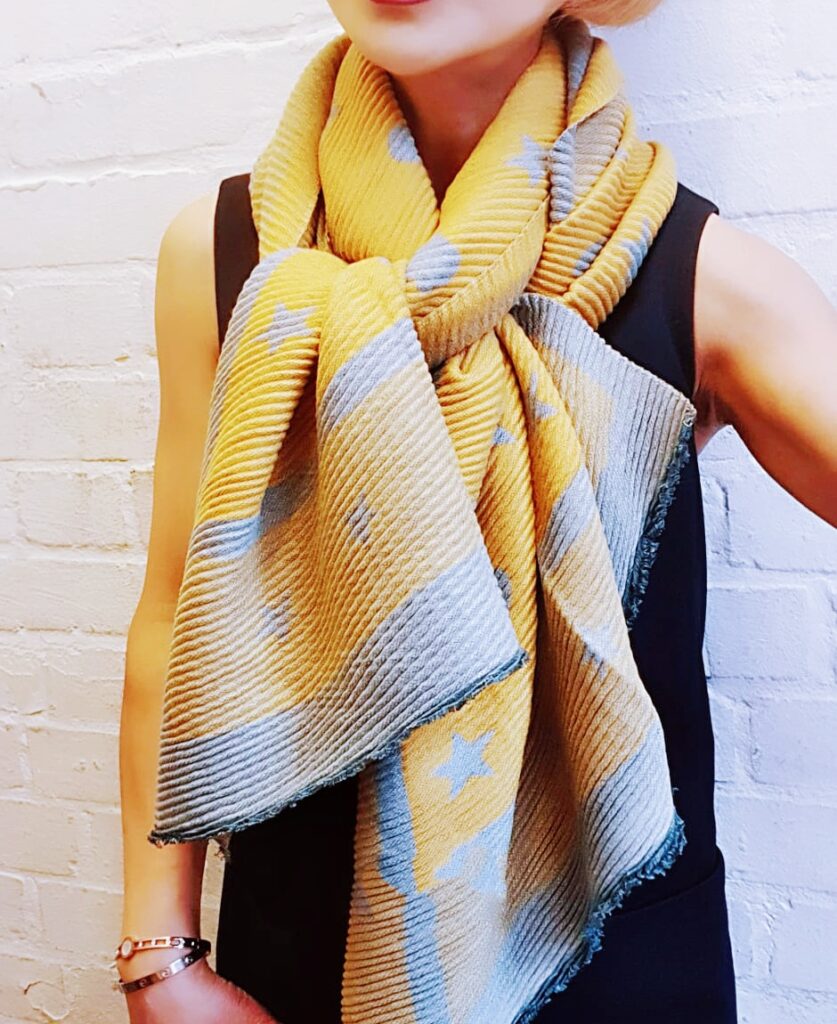Ready to ship Fearless hearts mustard reversible sale