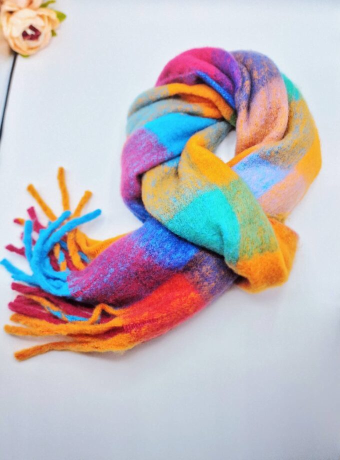 Chunky Scarves Multicoloured