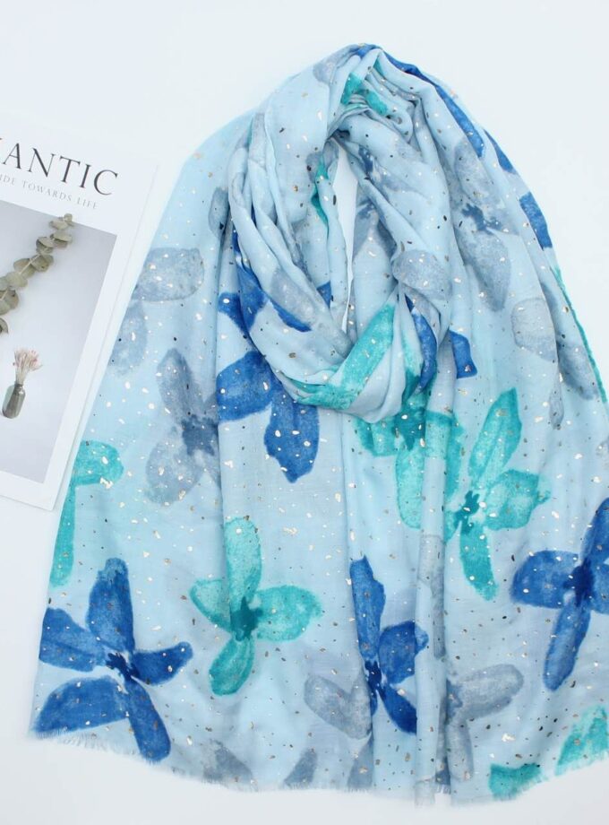 Watercoloured Begonia flowers