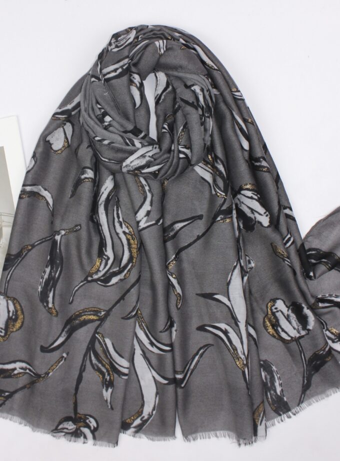 Tulip Flower with Gold