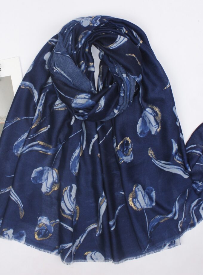 Tulip Flower with Gold