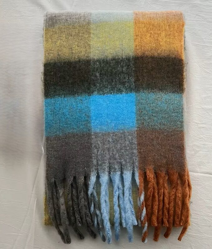 Chunky Checked Scarves