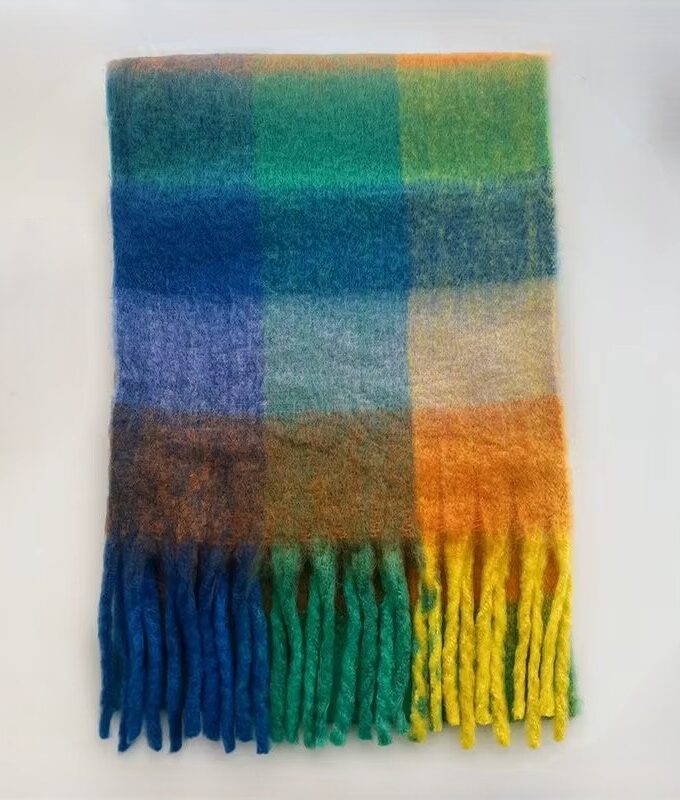 Chunky Checked Scarves