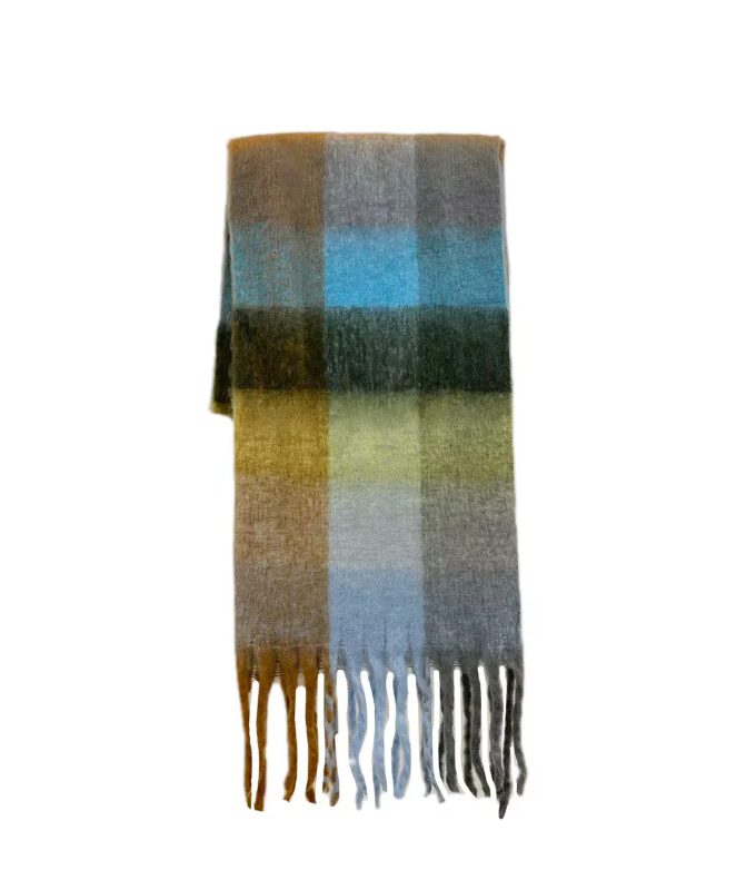 Chunky Checked Scarves