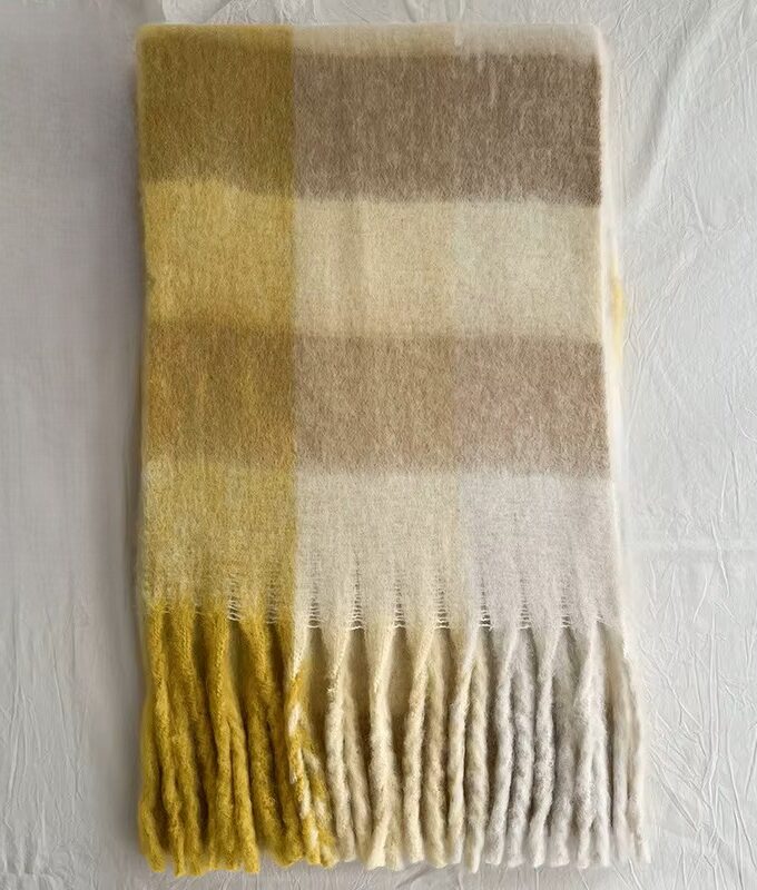 Chunky Checked Scarves