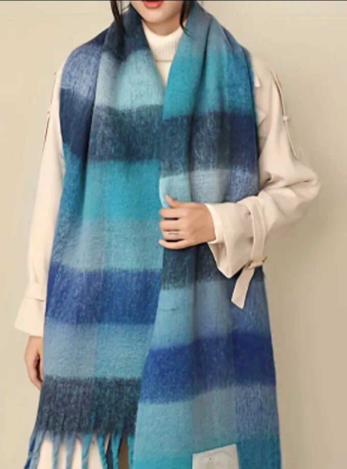 Chunky Checked Scarves