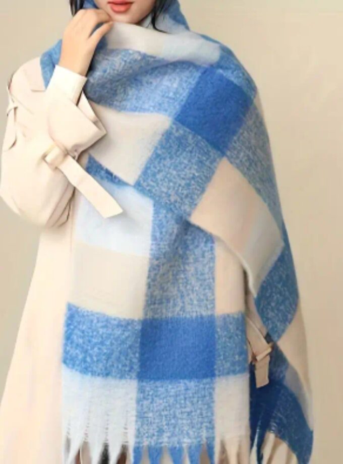 Chunky Checked Scarves