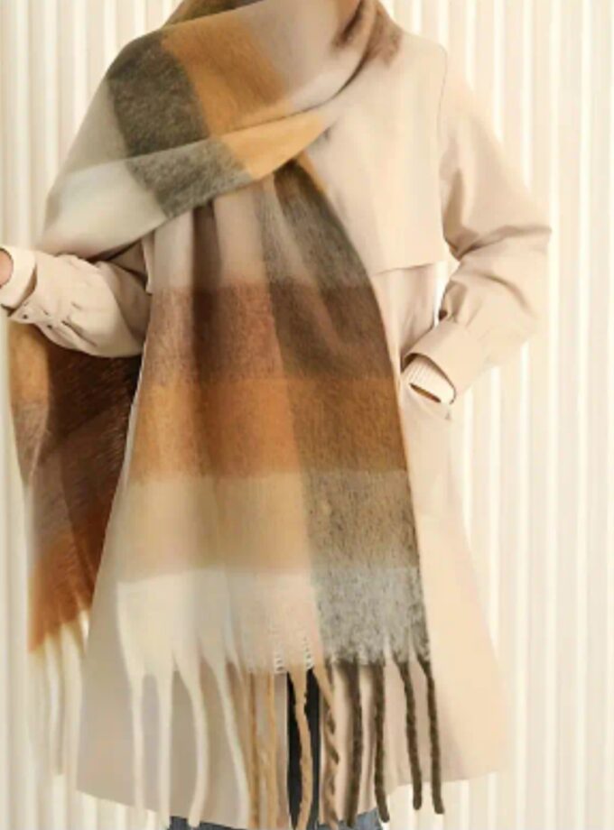 Chunky Checked Scarves