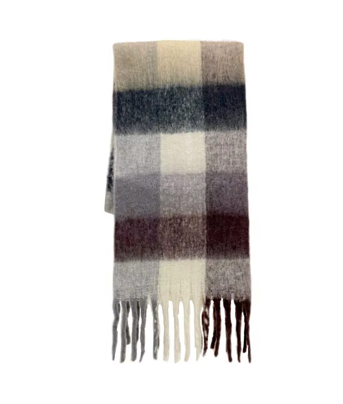 Chunky Checked Scarves