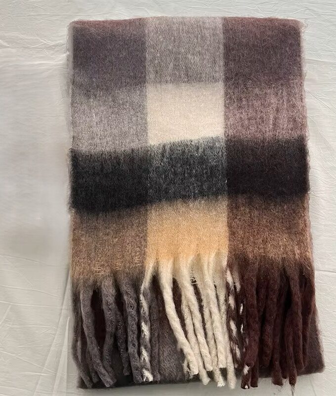 Chunky Checked Scarves