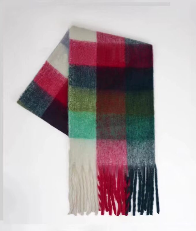 Chunky Checked Scarves