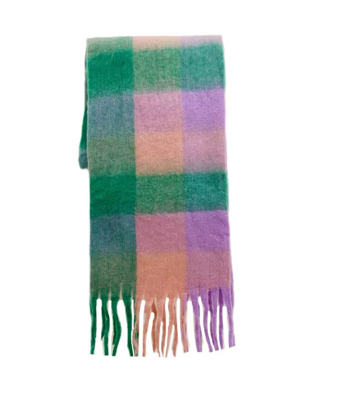 Chunky Checked Scarves