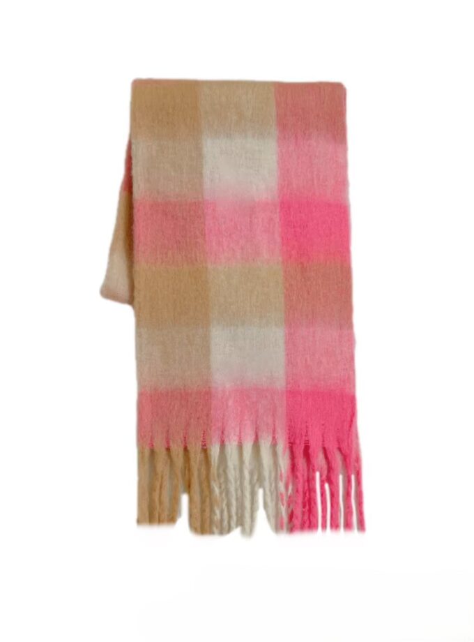 Chunky Checked Scarves