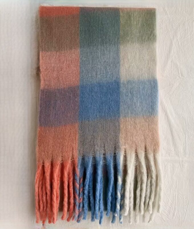 Chunky Checked Scarves