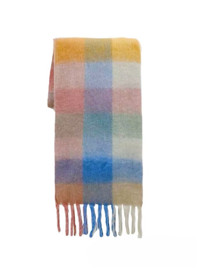 Chunky Checked Scarves