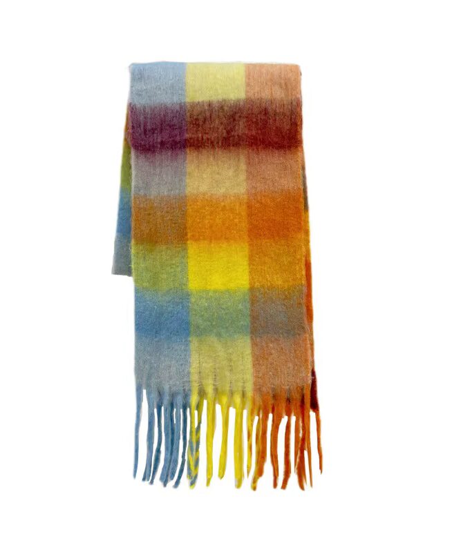 Chunky Checked Scarves