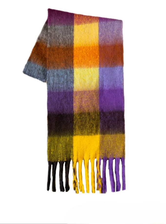 Chunky Checked Scarves