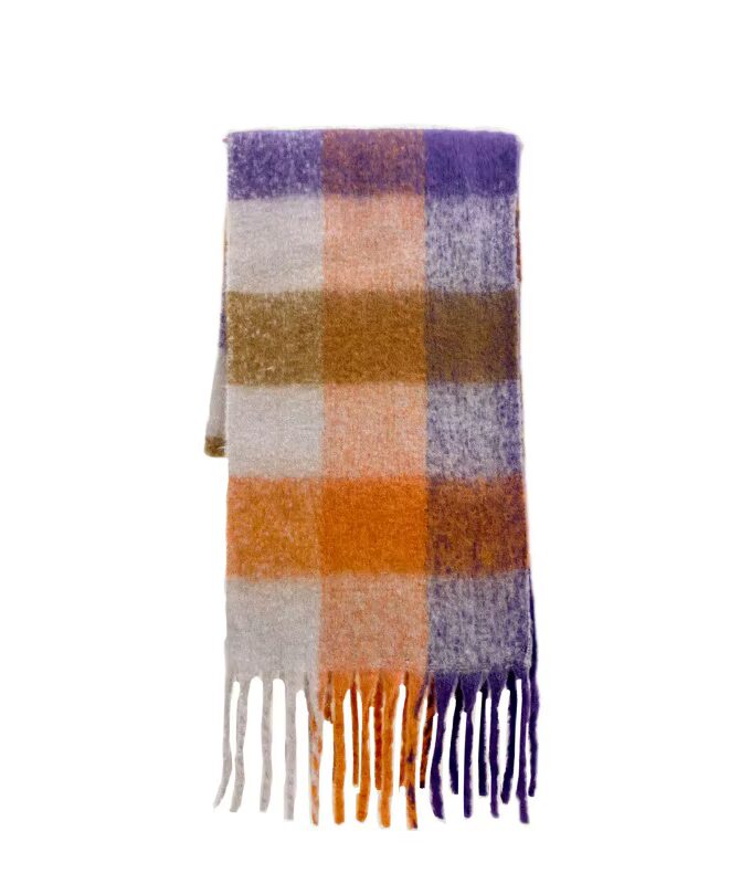 Chunky Checked Scarves