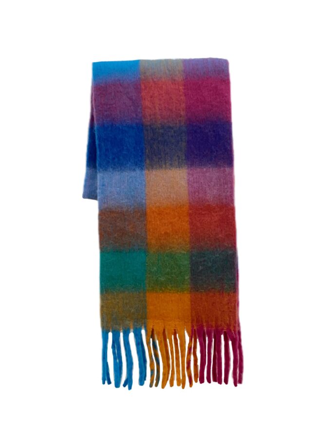 Chunky Checked Scarves