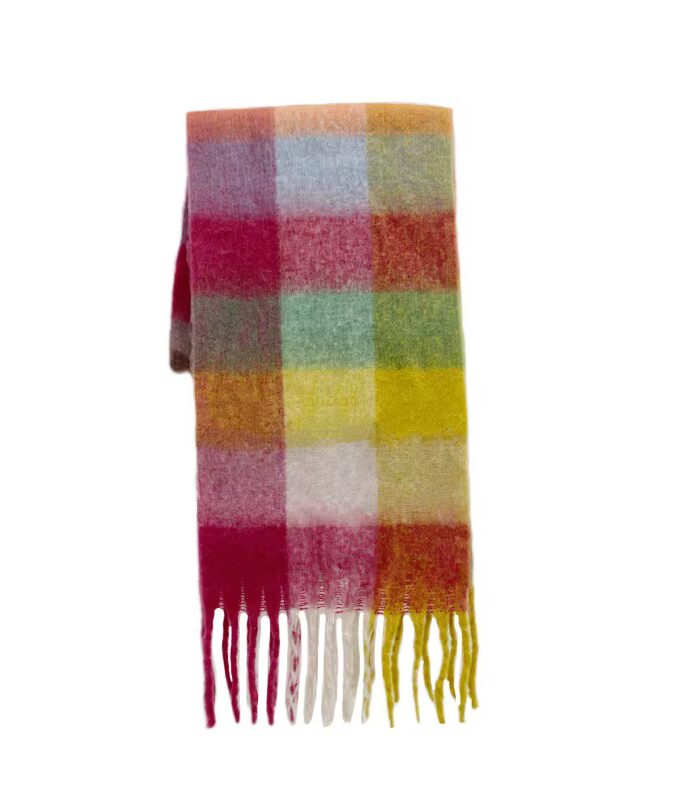 Chunky Checked Scarves