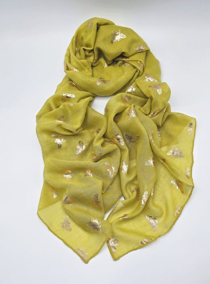 Metallic Bee Scarfs