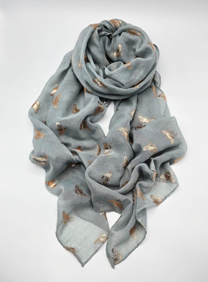 Metallic Bee Scarfs