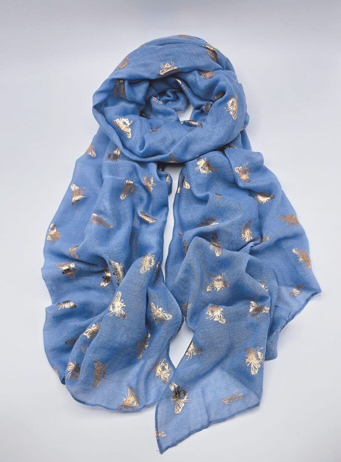 Metallic Bee Scarfs