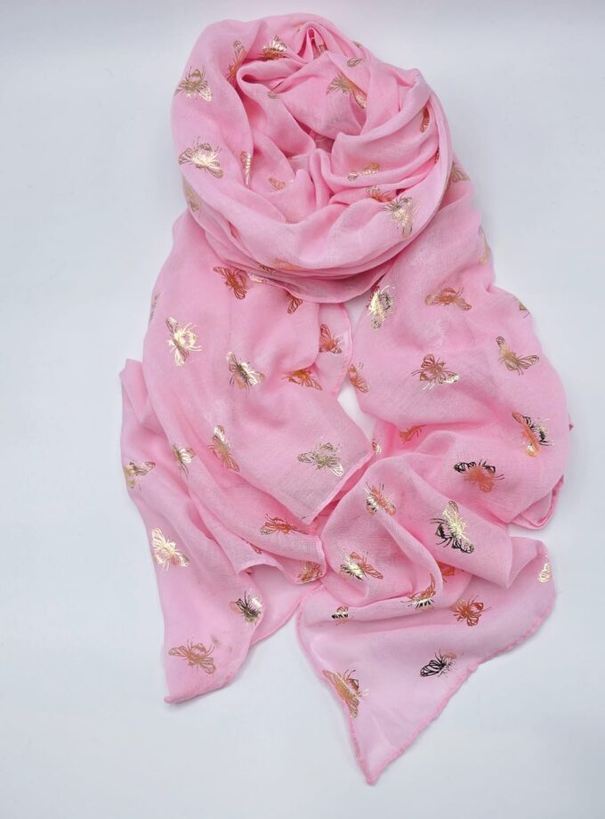 Metallic Bee Scarfs
