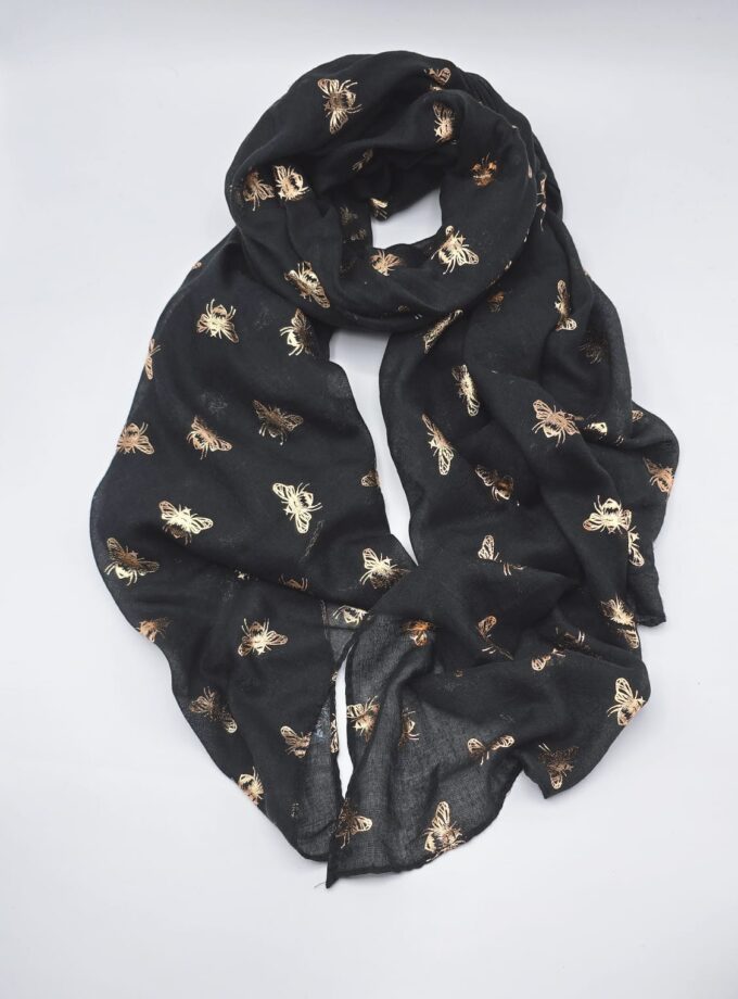 Metallic Bee Scarfs
