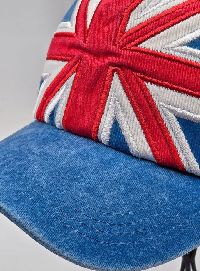 Embroidery Union Jack Vintage Cap