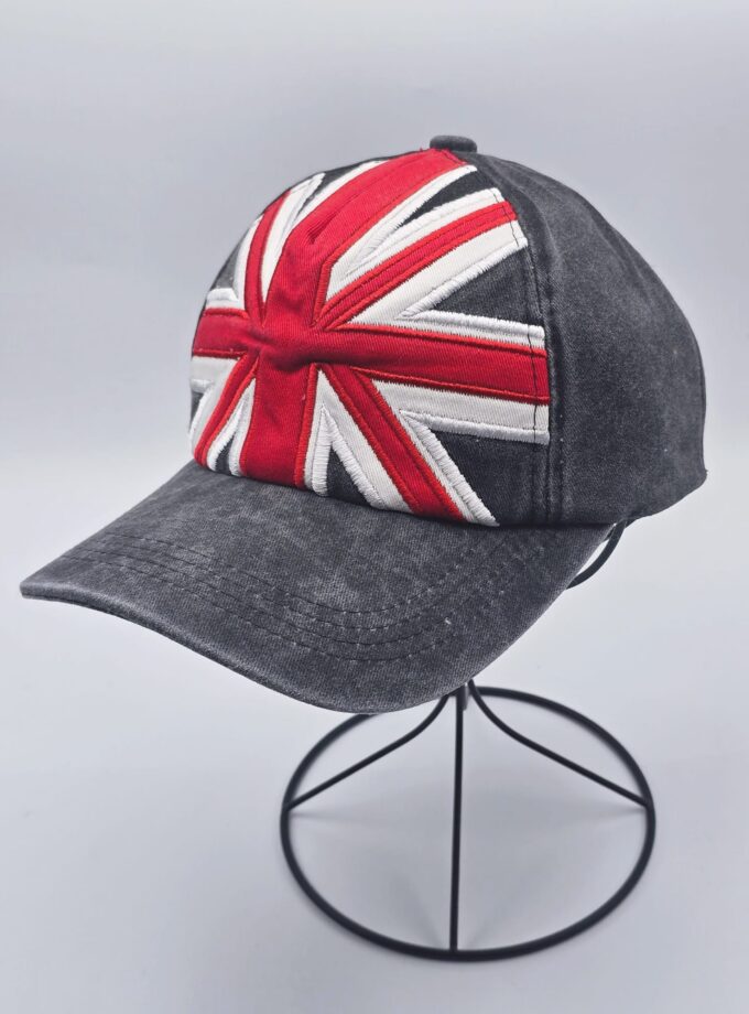 Embroidery Union Jack Vintage Cap