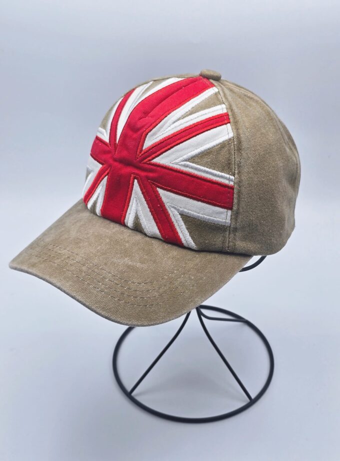 Embroidery Union Jack Vintage Cap