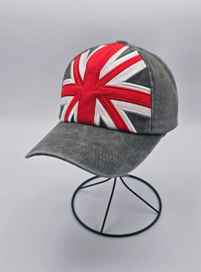 Embroidery Union Jack Vintage Cap