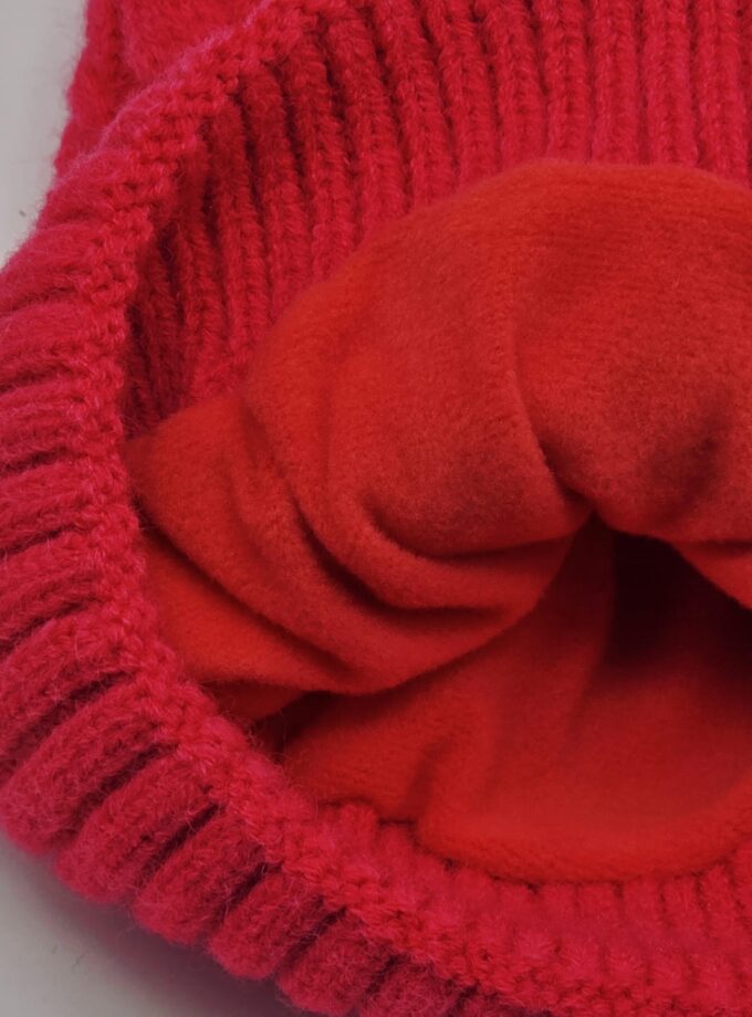 Detachable Faux Fur Pompom Hat