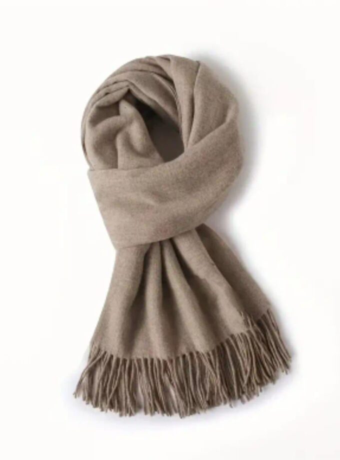 Fine plain scarves