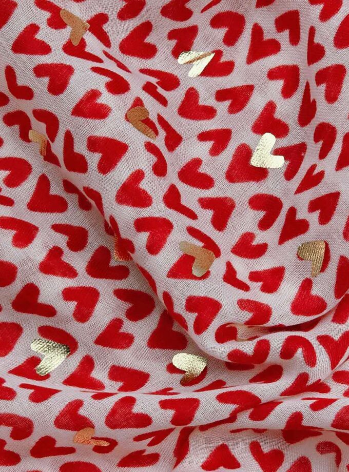 Abstract little hearts with Rose Gold details