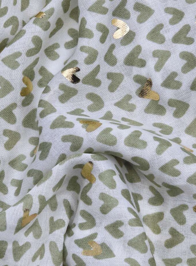 Abstract little hearts with Rose Gold details