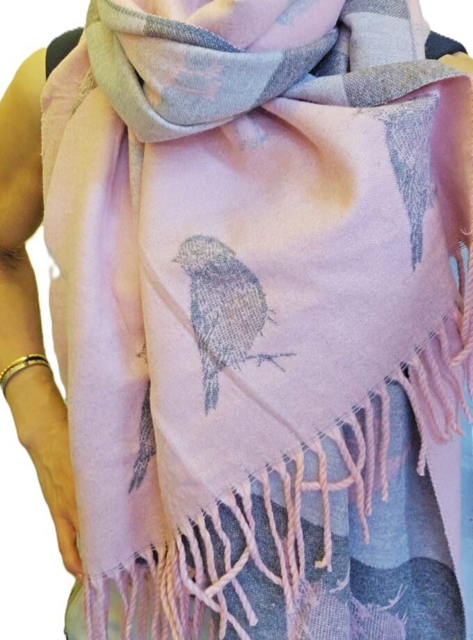 Robin Bird Scarf