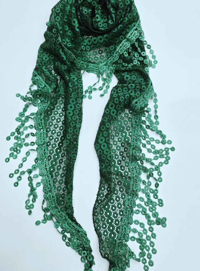 Lace neckerchief, Lace triangle scarf