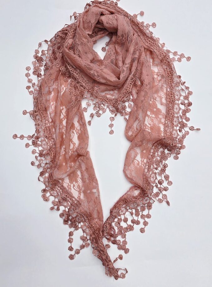 Lace neckerchief, Lace triangle scarf